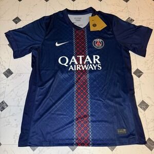 Nike PSG O. Dembele 10 Home Jersey 23/24 Navy Men's L NWT